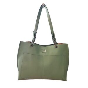 Steve Madden Olive Green Bdonna Tote Bag Geometric NWOT